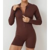 Гладкий комбенизон Shorts Body Crop Top model 70